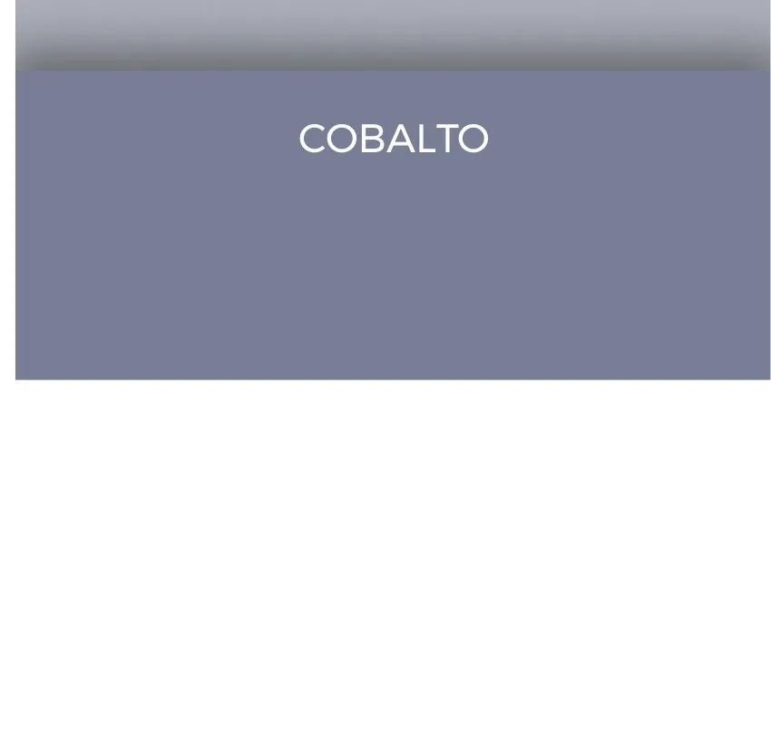 Muestra del acabado Cobalto de Glicerio Chaves Hornero, S.L. (colección Formas Evolution)